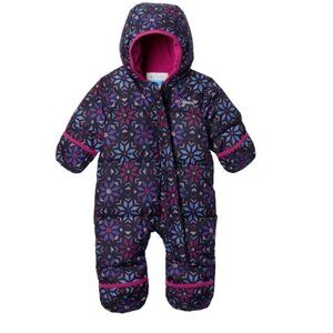 ❄️💜 Columbia Infant Snuggly Bunny Bunting – 18–24 Months (Serenity Paperflakes)